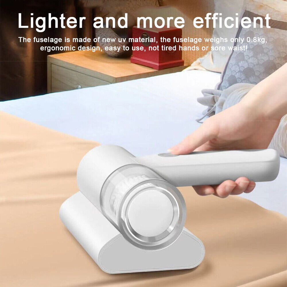 Handheld Mite Remover Home Bed Mattress Vacuum Sofa Cleaner Charging UV Cleaner