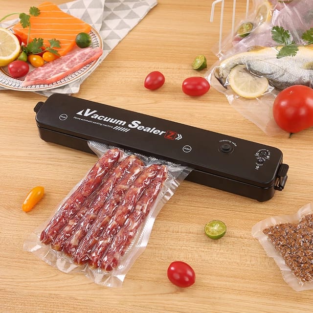 Automatic Vacuum Sealer Sealing Machine Food Sealer Preservation & LED Indicator Dry & Moist Modes